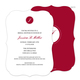 Red Circle Initials Invitations Image 6 of 12